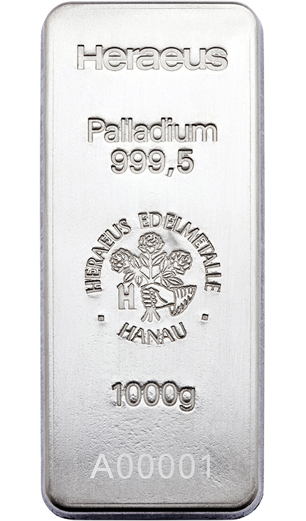 1000g Palladium Lingot