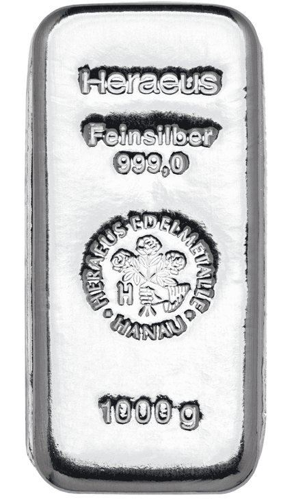 1000g Argent Lingot