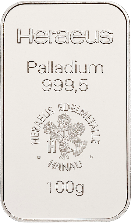 100g Palladium Lingot