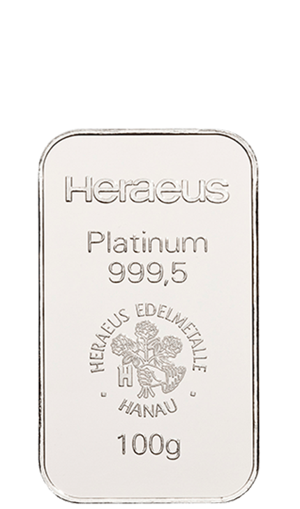 100g Platine Lingot
