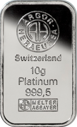 10g Platine Lingot