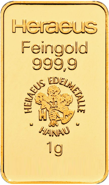 1g Kinebar Or Lingot 
