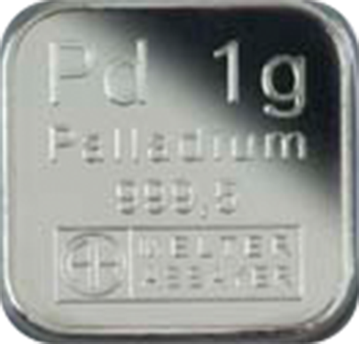 1g Palladium Lingot