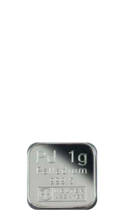 1g Palladium Lingot