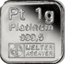 1g Platine Lingot
