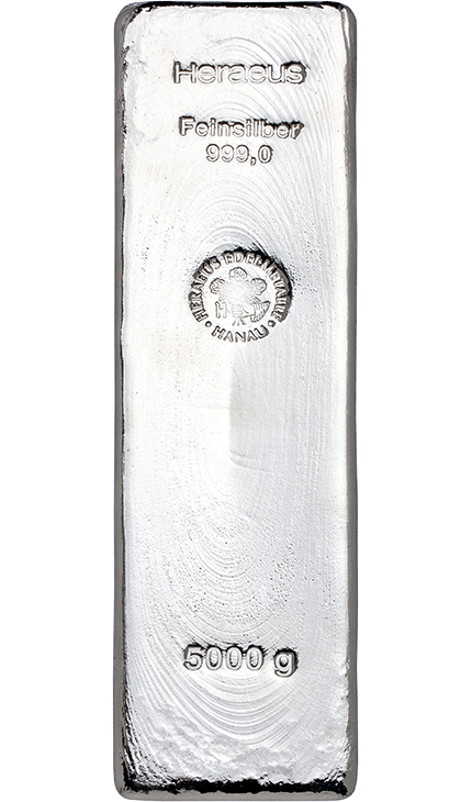 5000g Argent Lingot