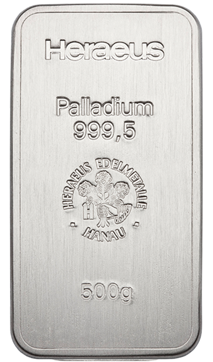 500g Palladium Lingot