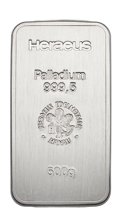 500g Palladium Lingot