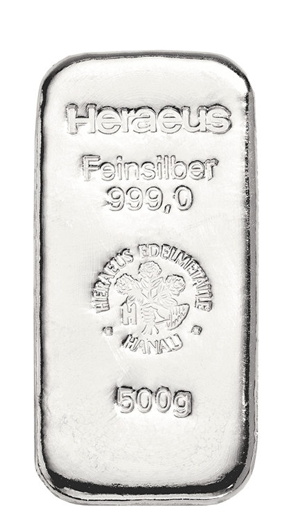 500g Argent Lingot