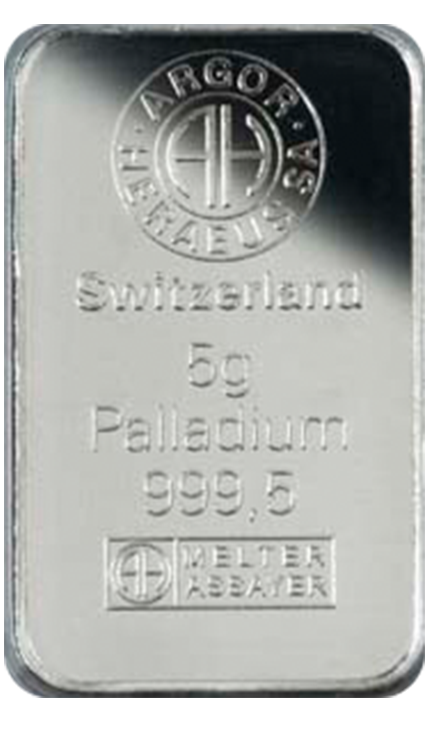 5g Palladium Lingot