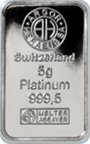 5g Platine Lingot
