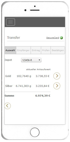 Transfert - Envoyez et recevez de l'or en ligne gratuitement.