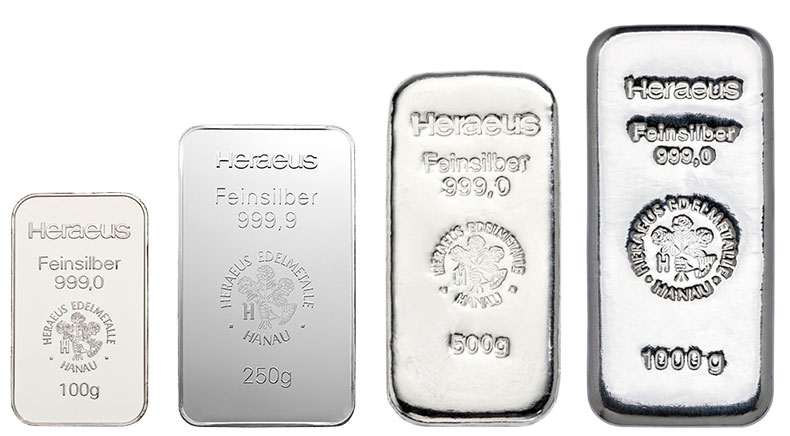 Épargnez en lingots d'argent